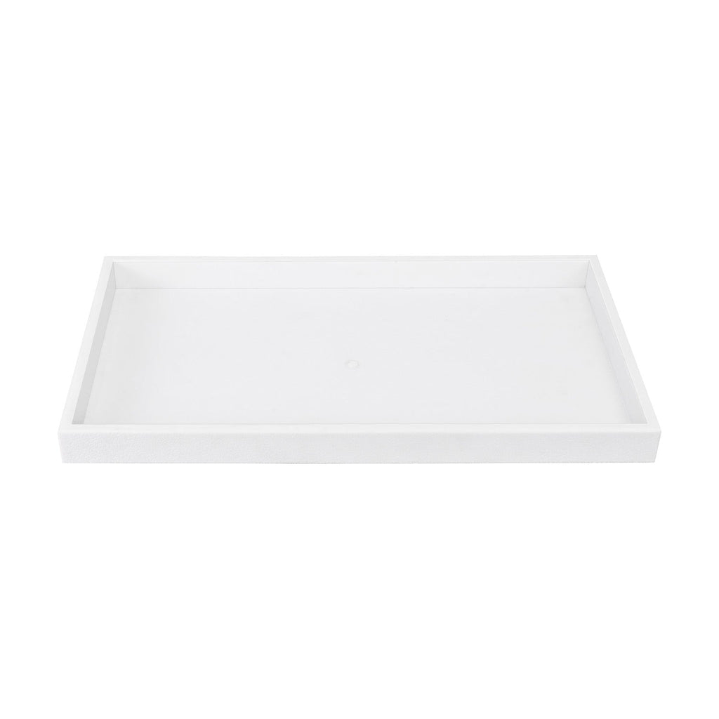 #1-1P (W) Stackable Plastic Tray, No insert Included