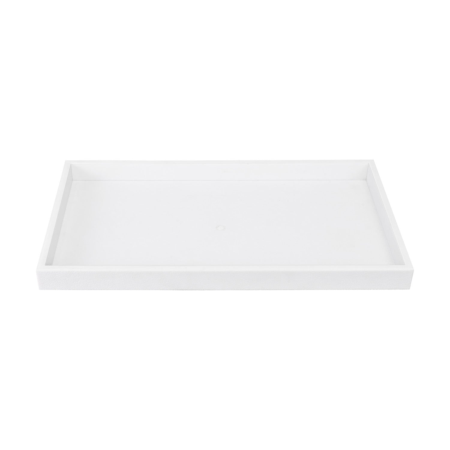 #1-1P (W) Stackable Plastic Tray, No insert Included