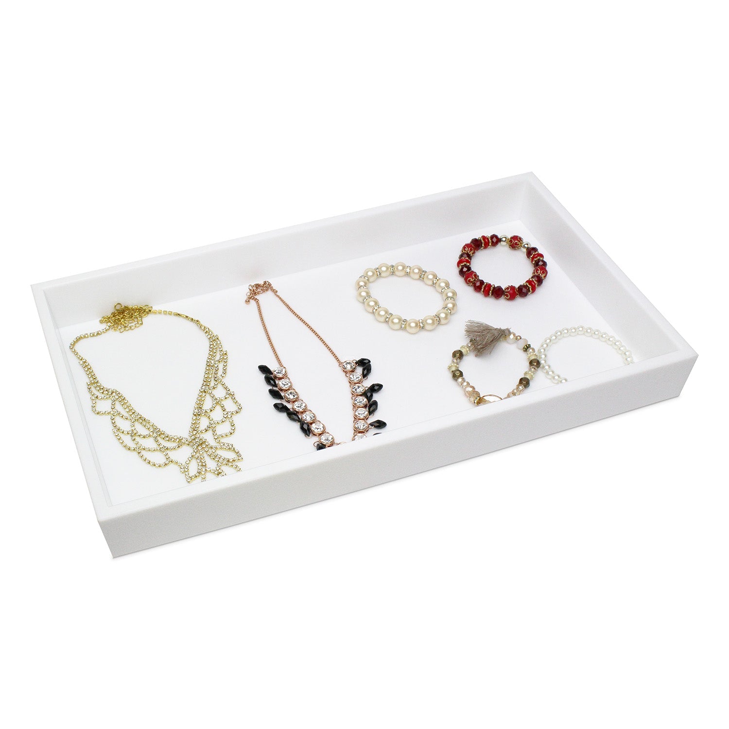 #1-2P (W) Stackable Plastic Tray