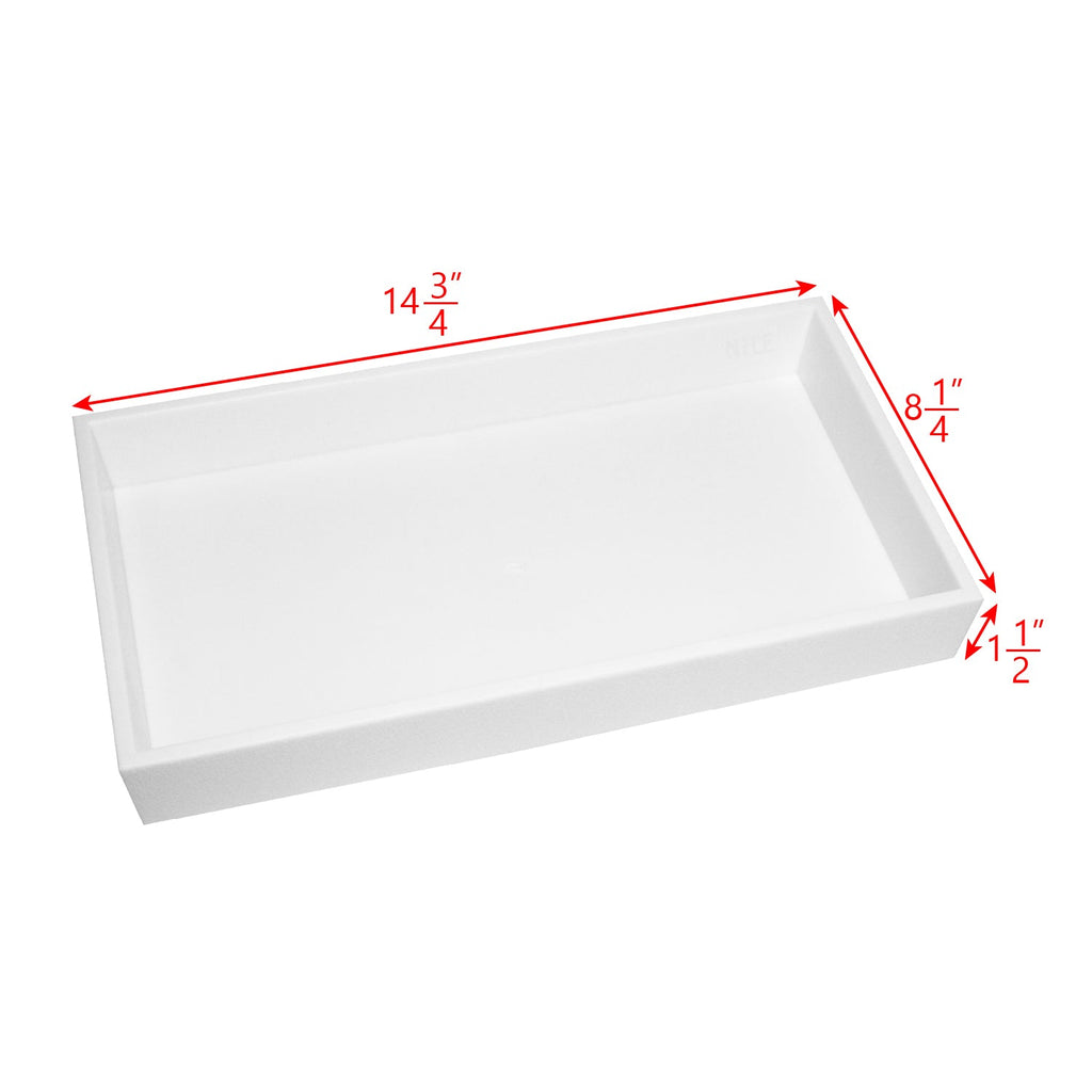 #1-2P (W) Stackable Plastic Tray