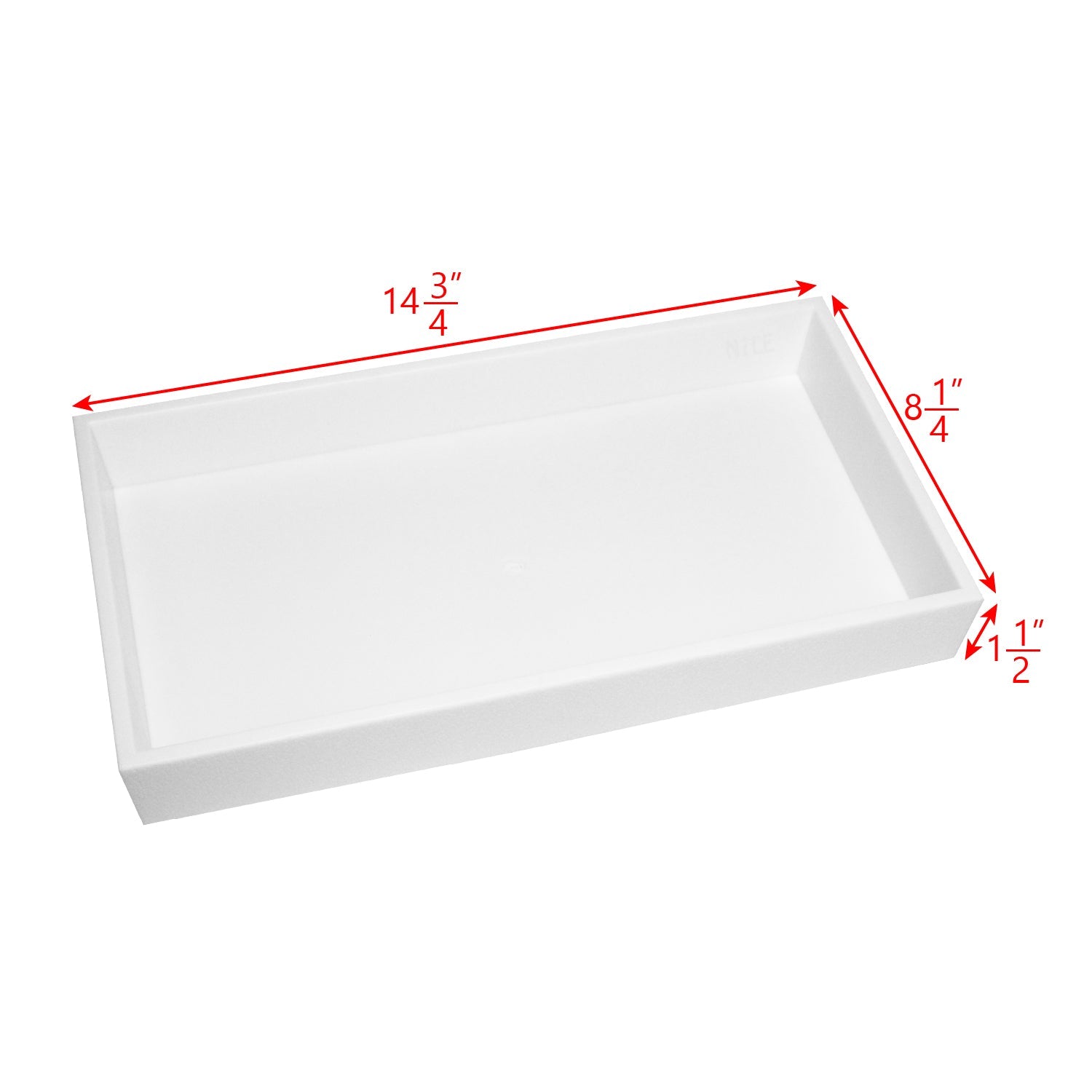 #1-2P (W) Stackable Plastic Tray