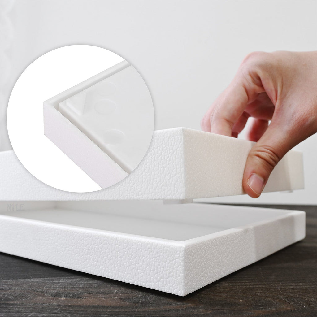 #1-2P (W) Stackable Plastic Tray