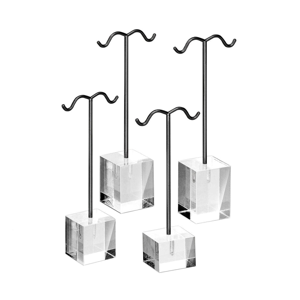 #1407 4 Pcs Set Acrylic Earring Display Stand Acrylic Earrings Stand