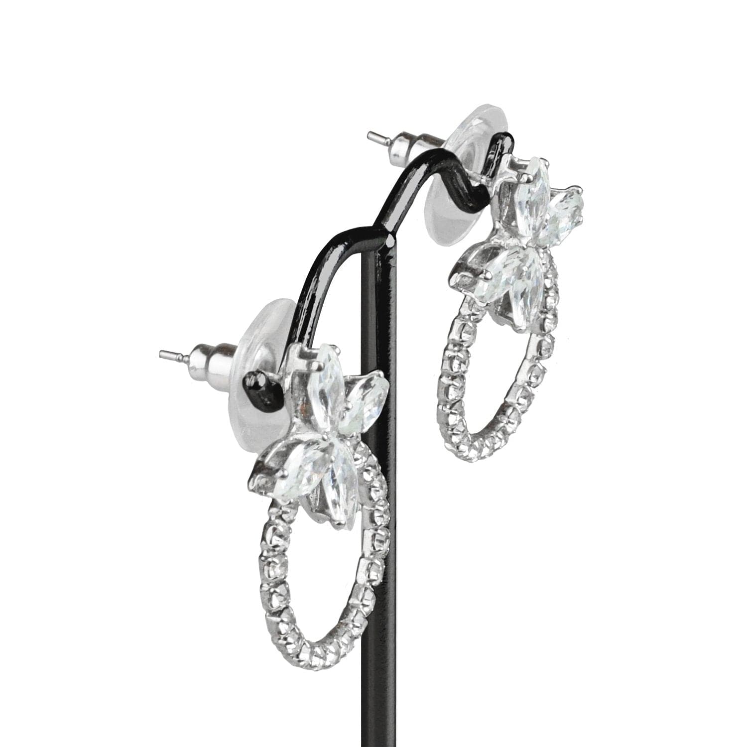 #1407 4 Pcs Set Acrylic Earring Display Stand Acrylic Earrings Stand