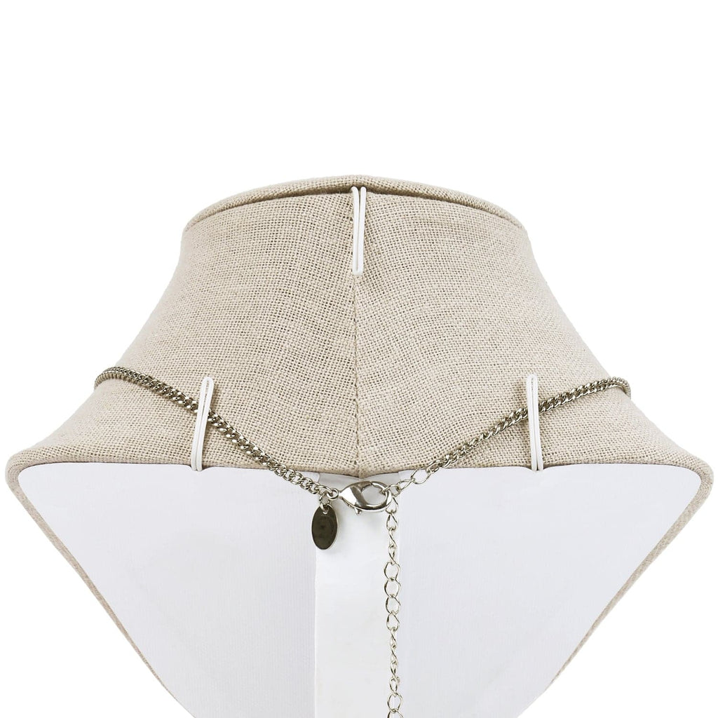 #185-1-LNT Combination Jewelry Display Bust for Necklace, Ring, and Earring