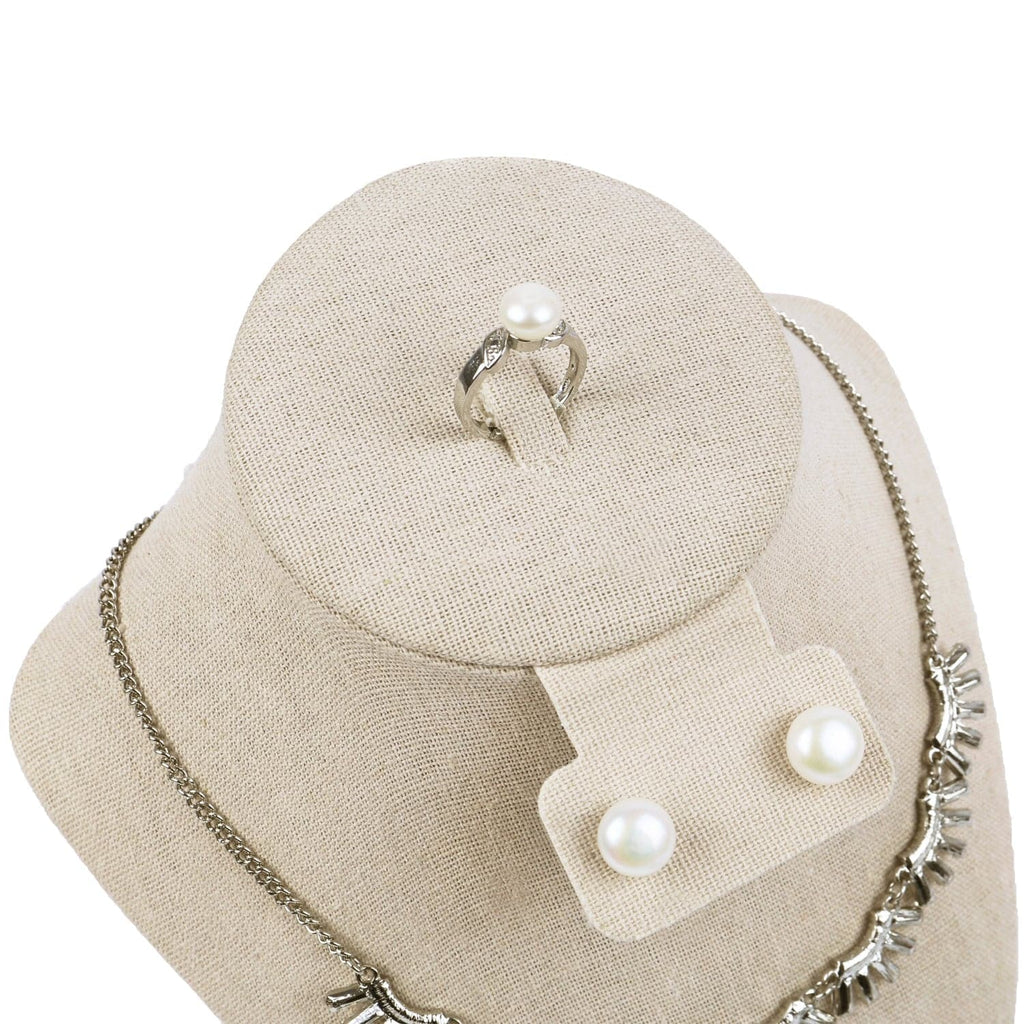 #185-1-LNT Combination Jewelry Display Bust for Necklace, Ring, and Earring