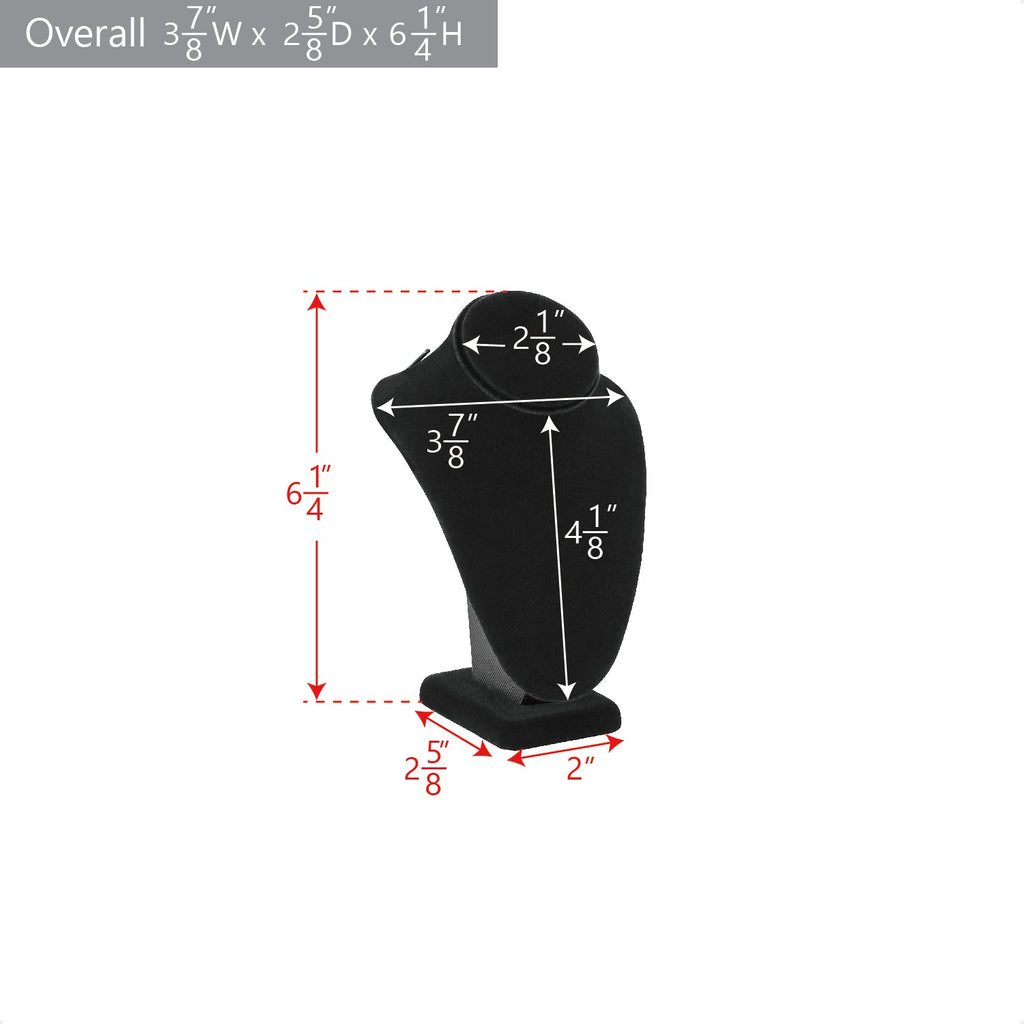 #189-6 Necklace Display Bust