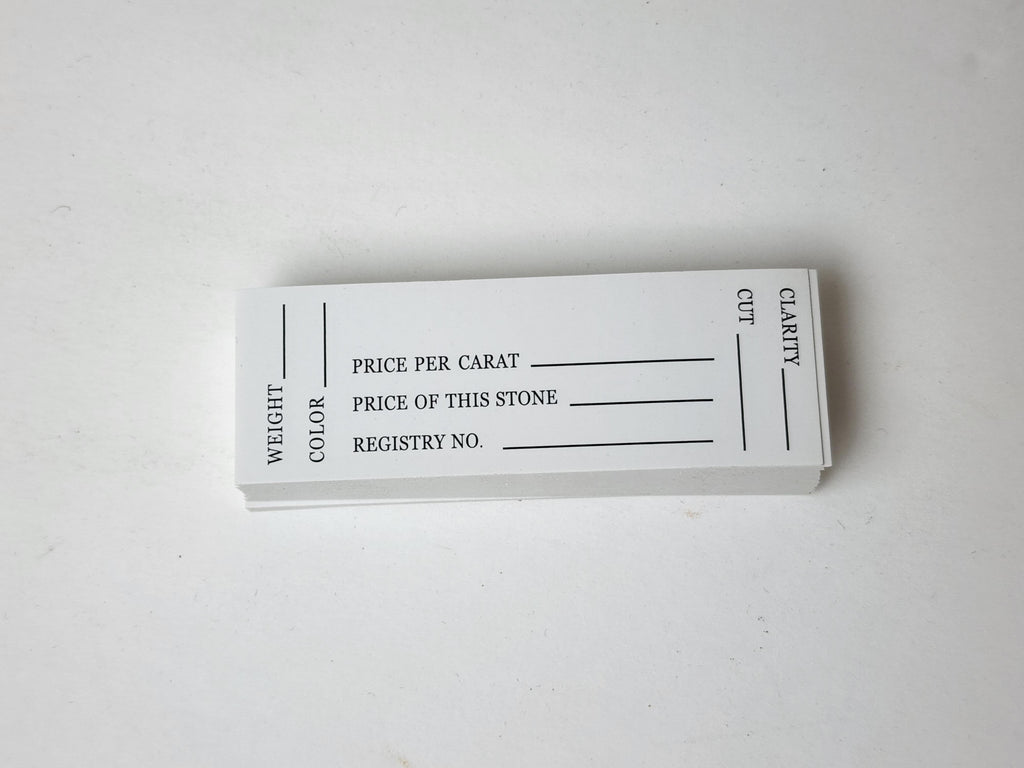 # PA Gemstone paper card for #1305 gemstone display box