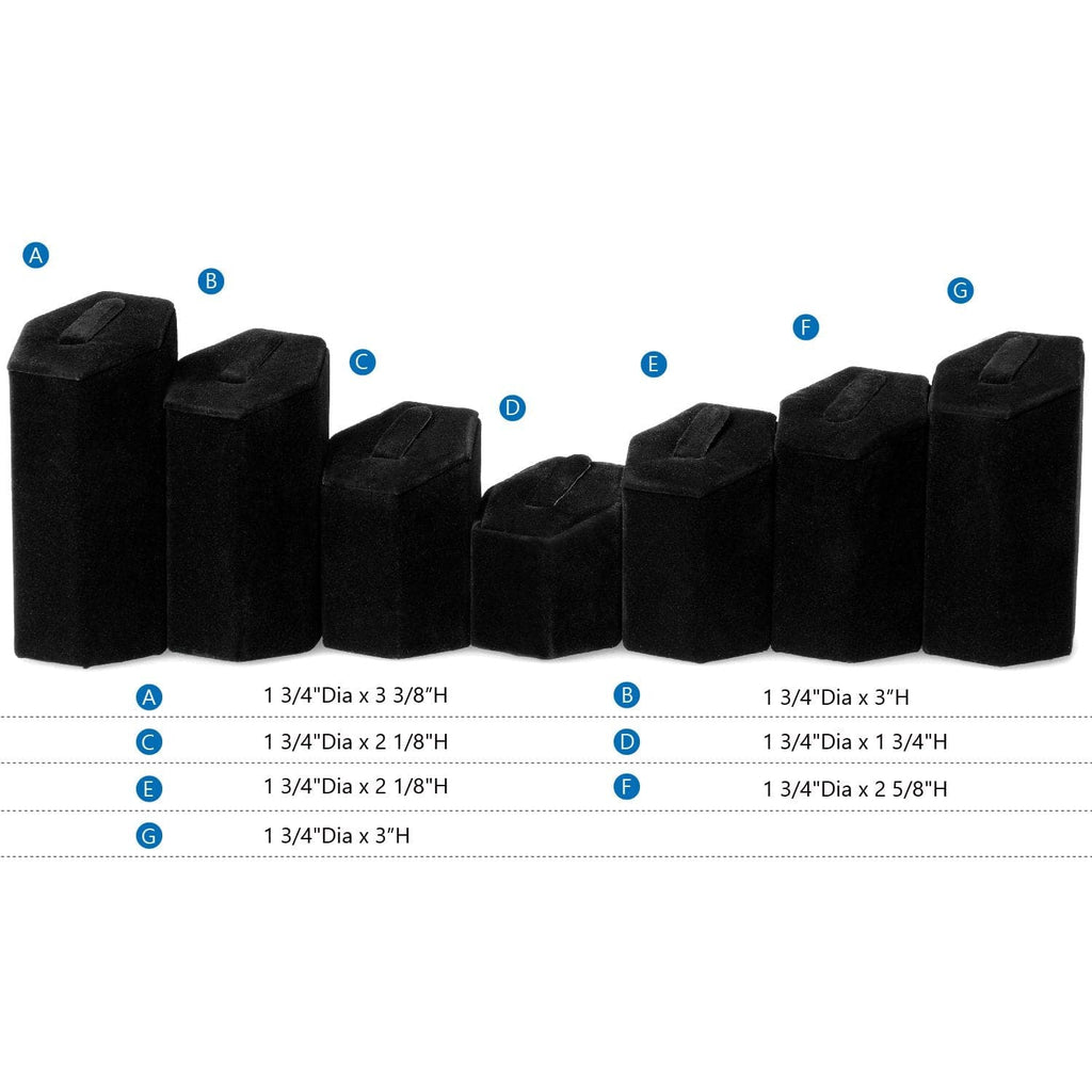 #202 Ring Pedestals Display Set