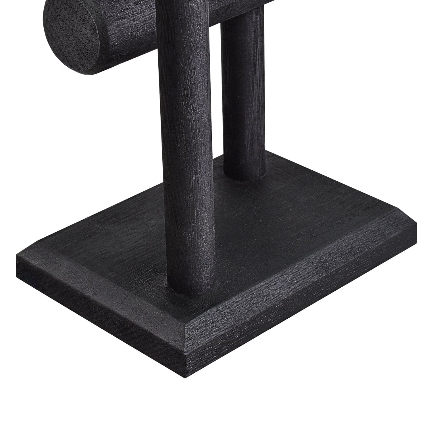 #218-1CW 2 Tier Wooden T Bar Jewelry and Watch Display