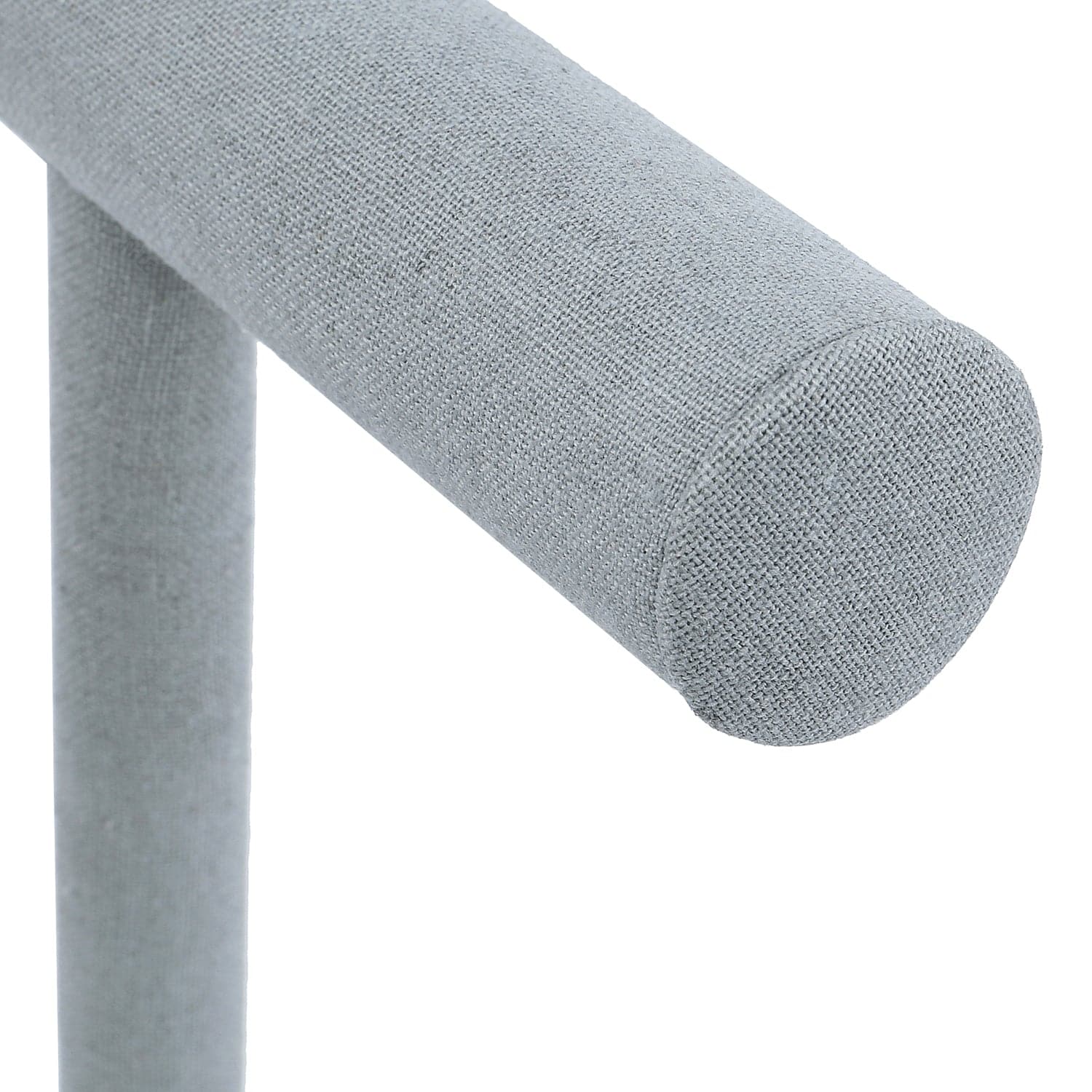#218  2 Tier Wooden Jewelry Display T-Bar, Dim Grey Linen Color