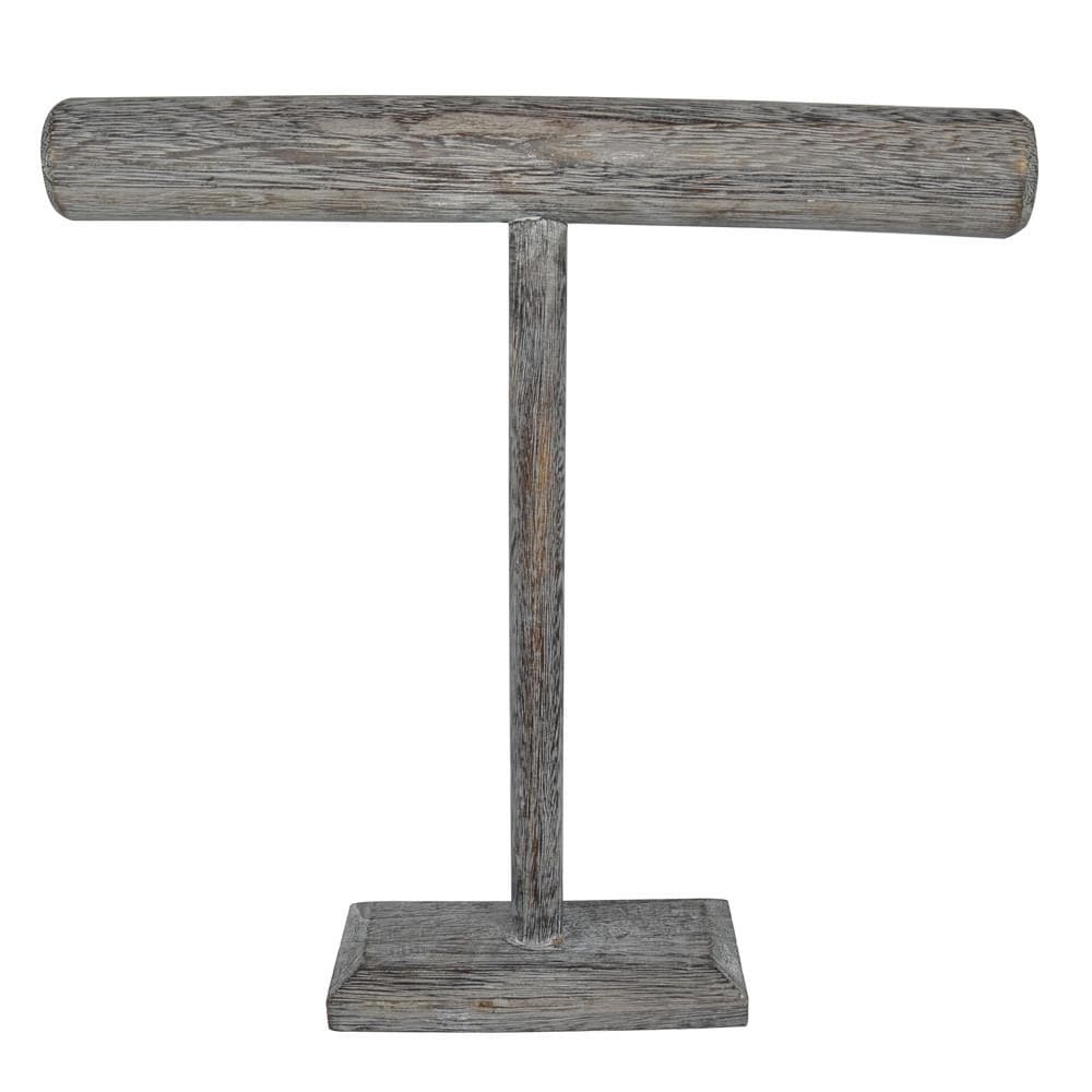 #219-1BW-CF Antique Colored Wooden T-Bar Display