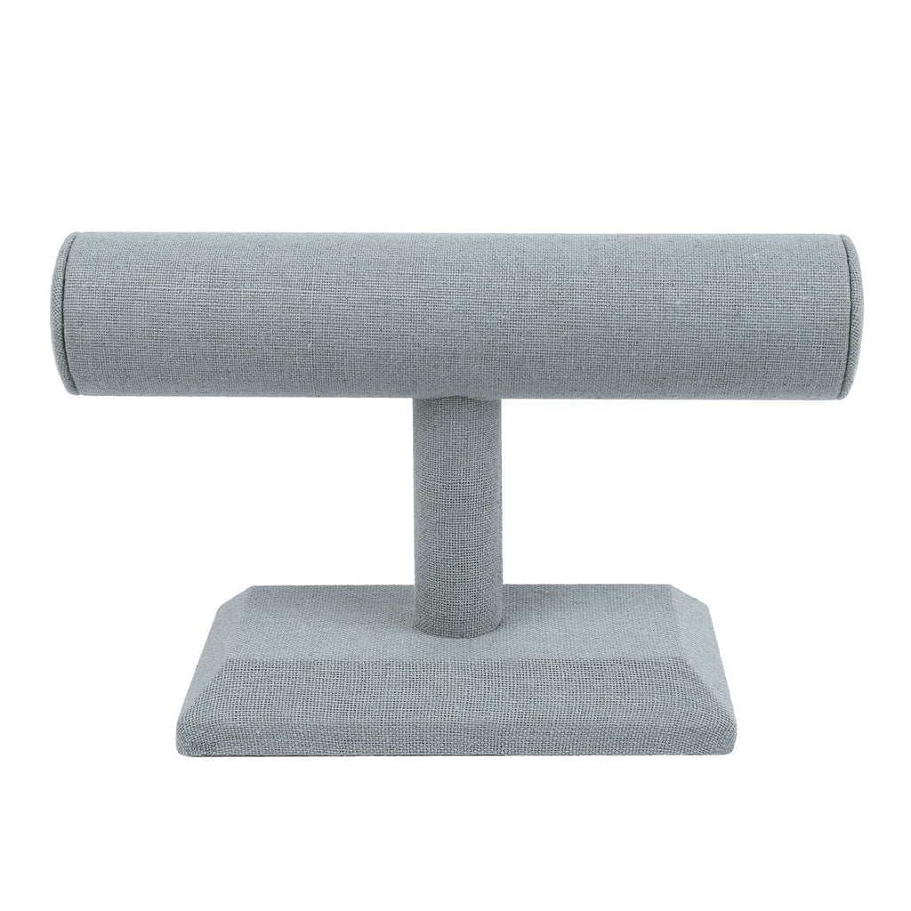 #219-LNLTG Linen Covered Wood Jewelry Display