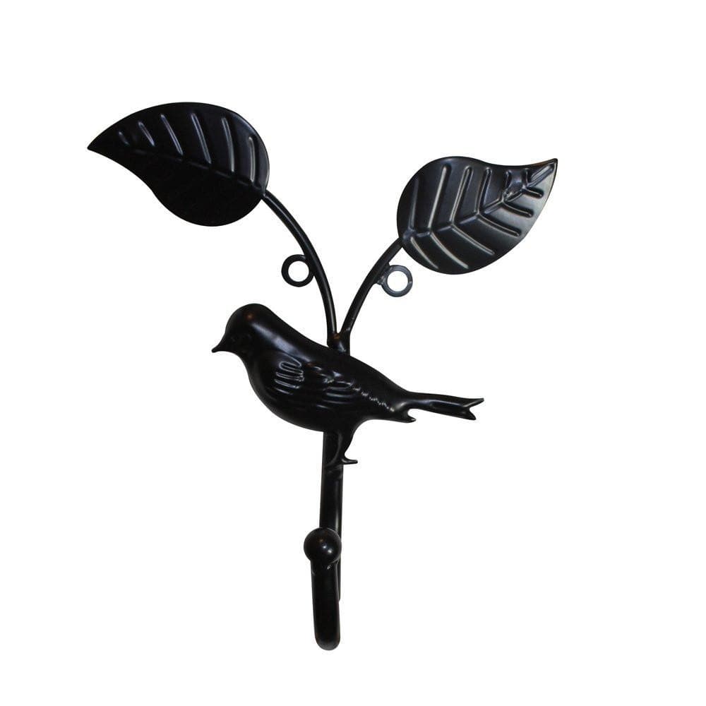 #HOMC6001 Home Decor Bathroom Black Metal Wire Wall Rack