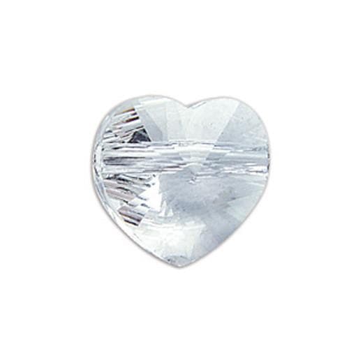 #BCS-57428-CRYS Swarovski Heart Beads, 8mm
