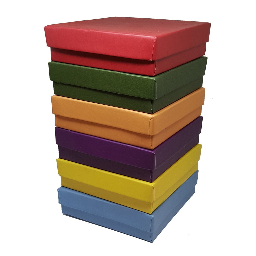 #BX2832-MF Matte Mix Color Paper Cotton Filled Boxes