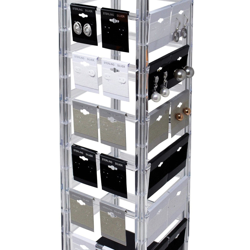 #BX561-1 Plain White Hanging Earring Cards