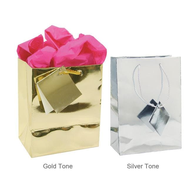 #BX5768 High Gloss Metallic Tote Bags