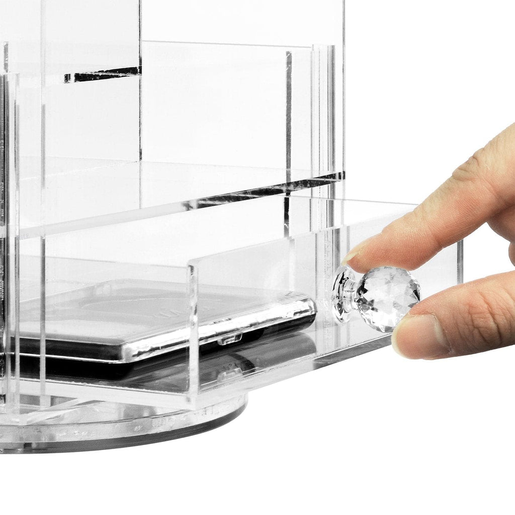 #COM0302CL Acrylic Multi-functional Jewelry Cosmetic Storage Makeup Organizer