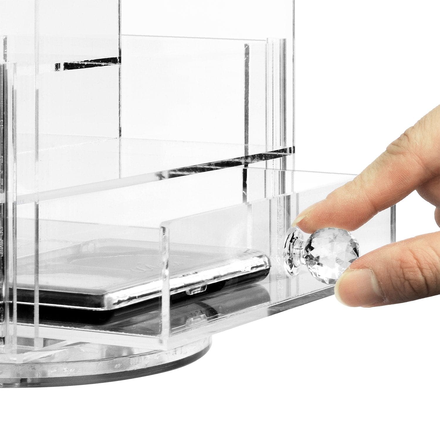 #COM0302CL Acrylic Multi-functional Jewelry Cosmetic Storage Makeup Organizer