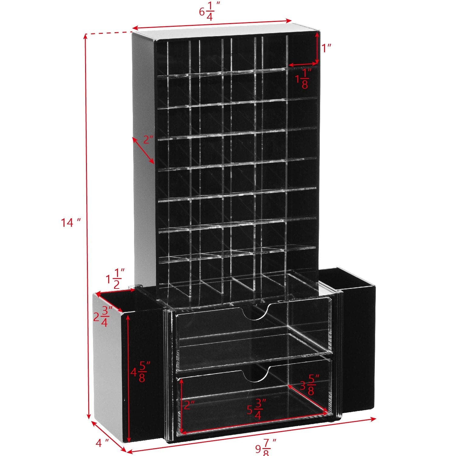 #COM061 All in One Premium Acrylic Makeup Organizer