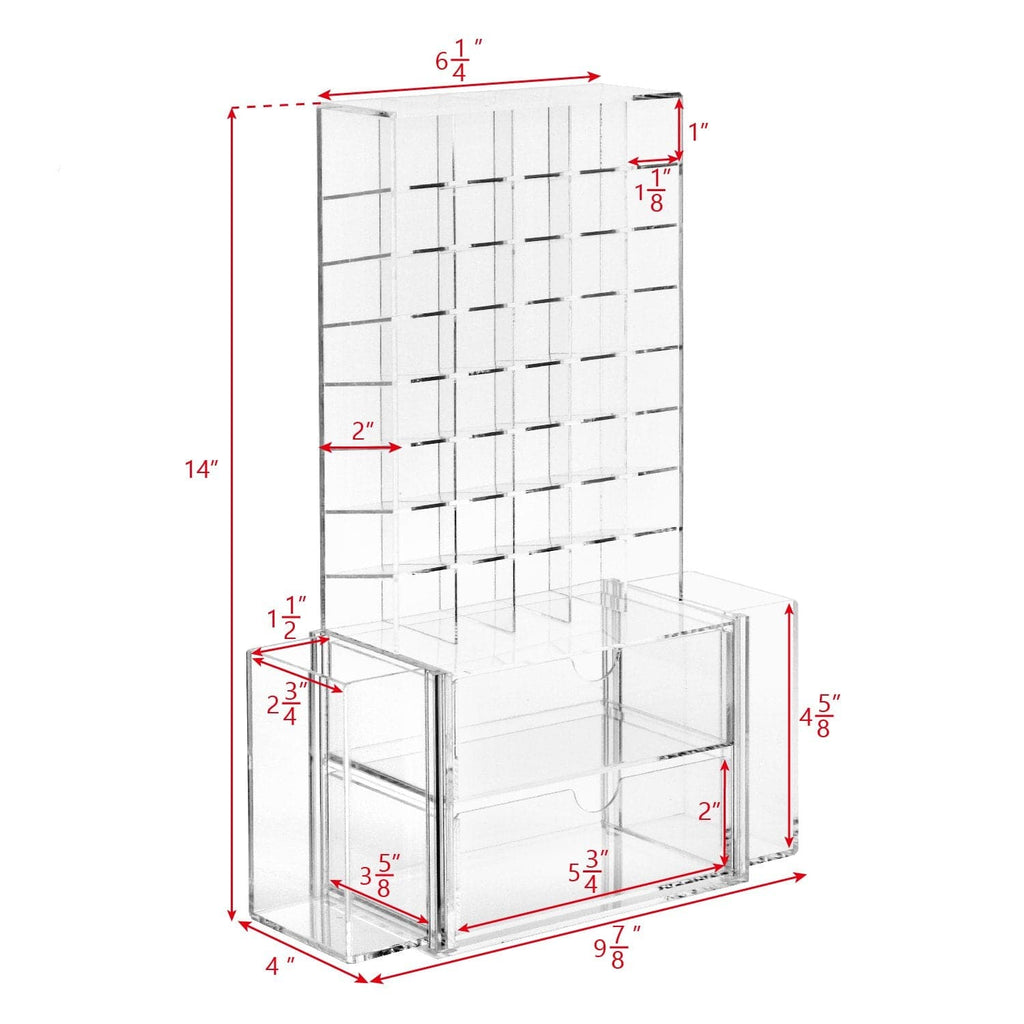 #COM061 All in One Premium Acrylic Makeup Organizer