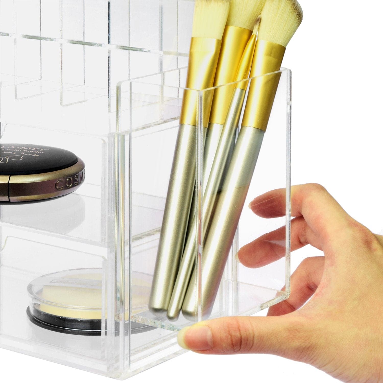 #COM061 All in One Premium Acrylic Makeup Organizer