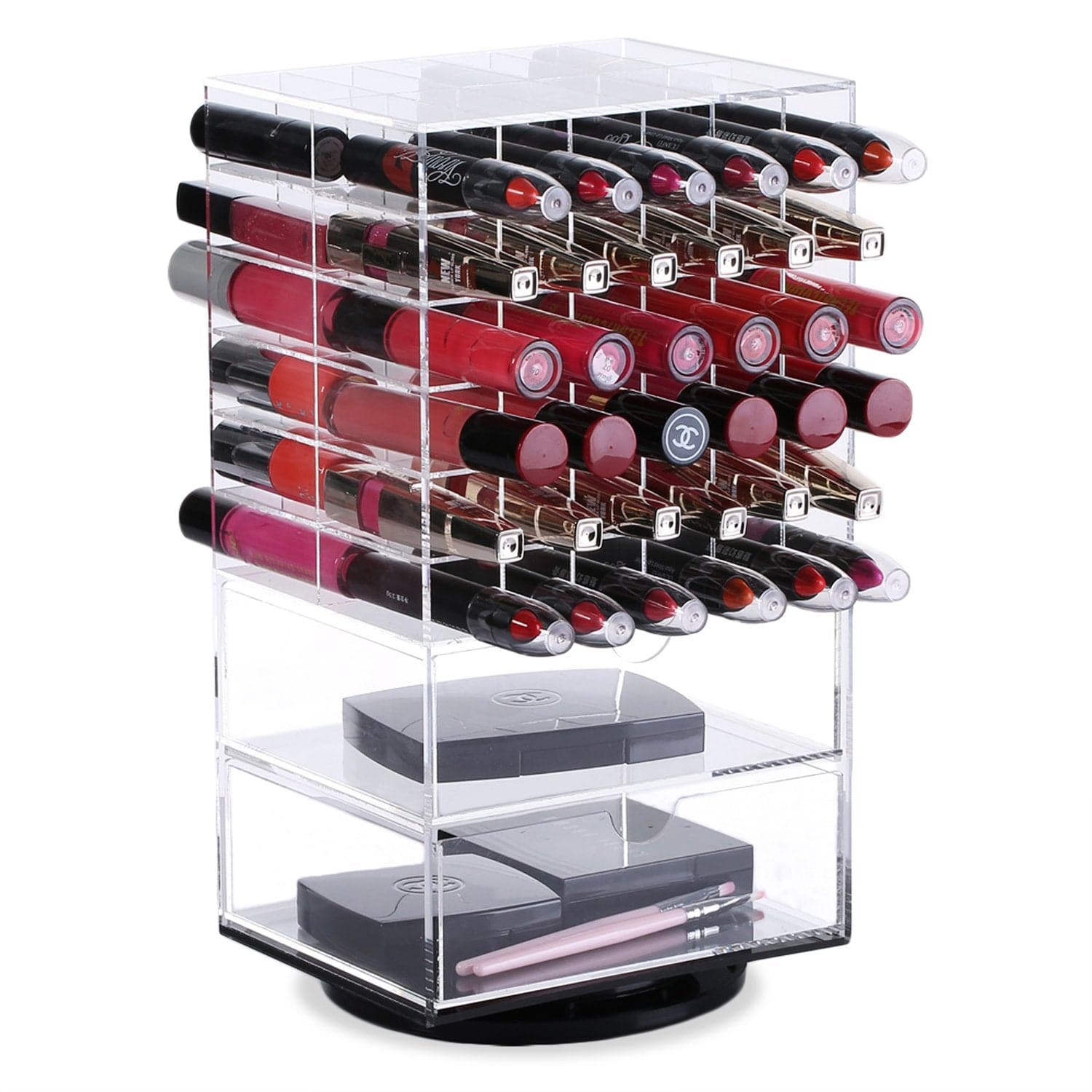 #COM3633-C Premium Acrylic Rotating Makeup Organizer