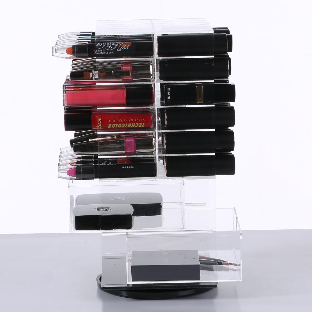 #COM3633-C Premium Acrylic Rotating Makeup Organizer
