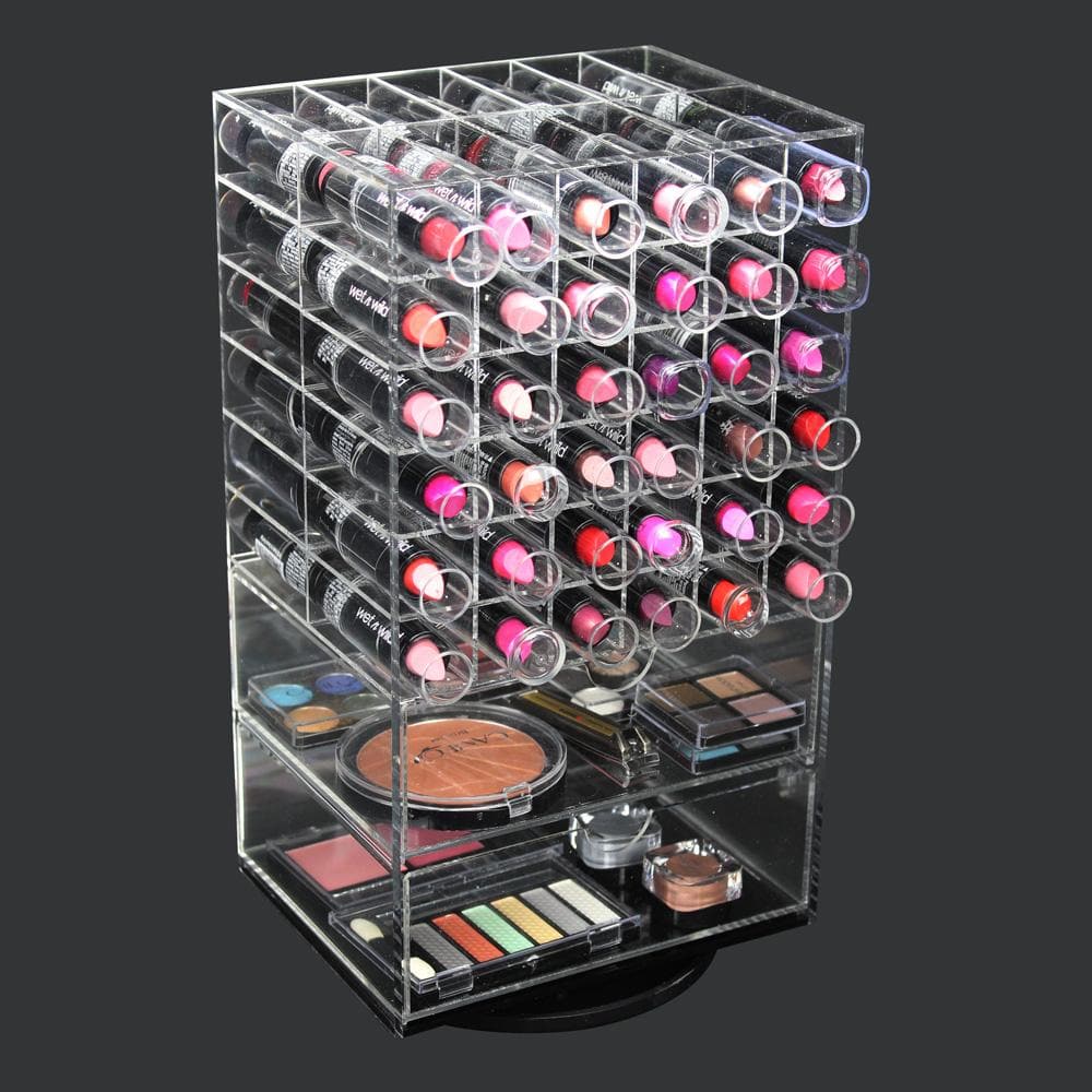 #COM3633-C Premium Acrylic Rotating Makeup Organizer