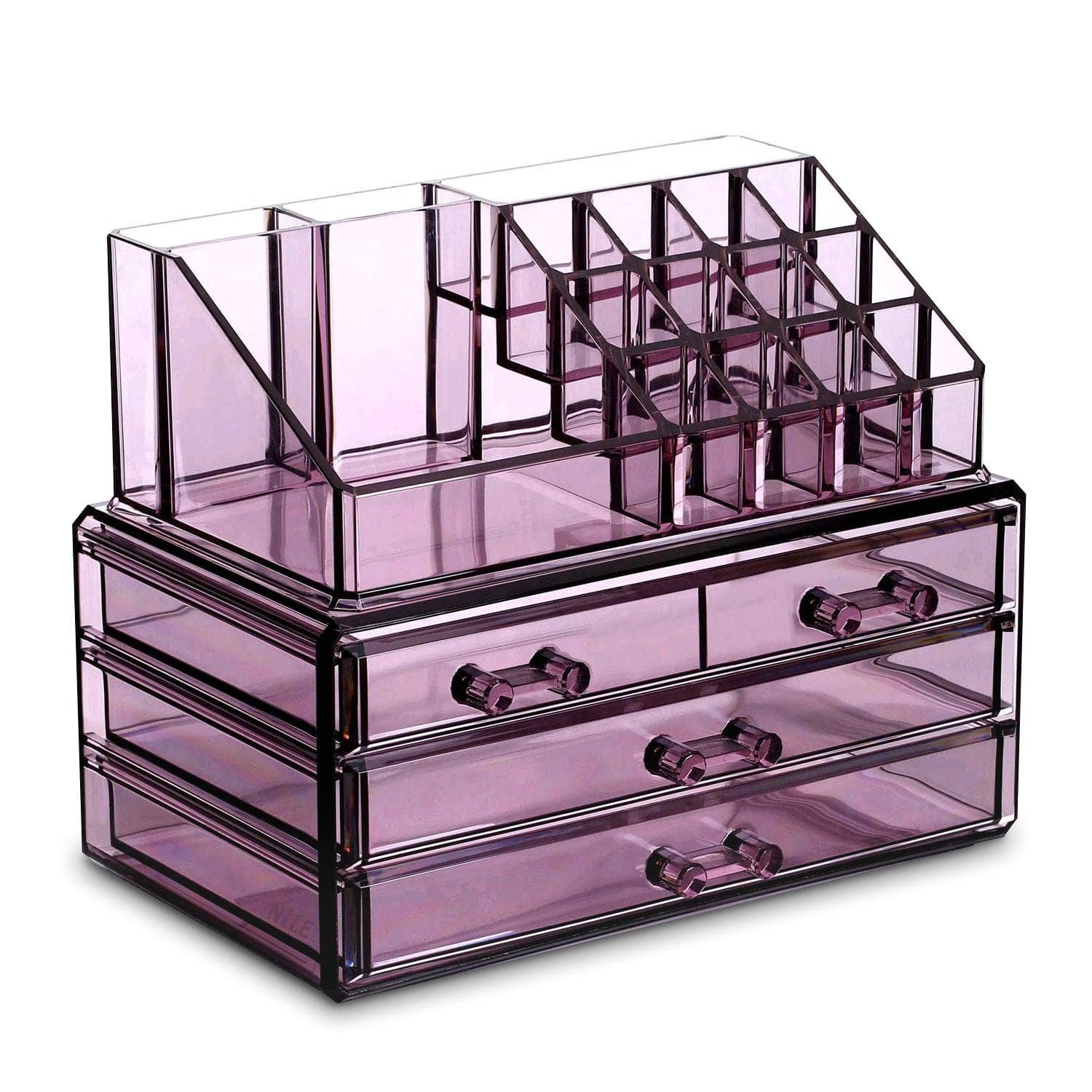 #COMS2915 Acrylic Makeup Organizer & Jewelry Storage Two Pieces Set