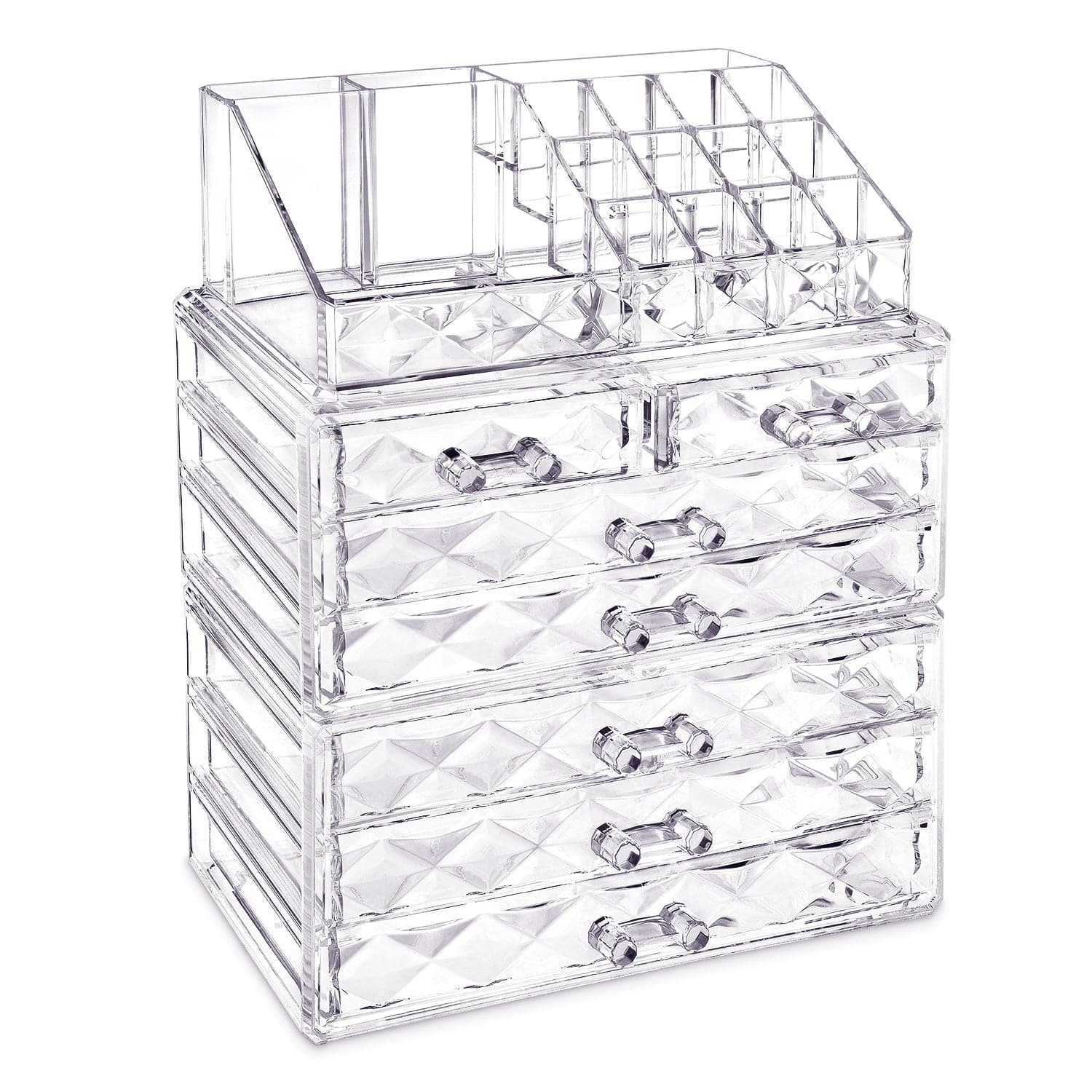 #COMS82460 Diamond Pattern Jewelry & Cosmetic Display Boxes