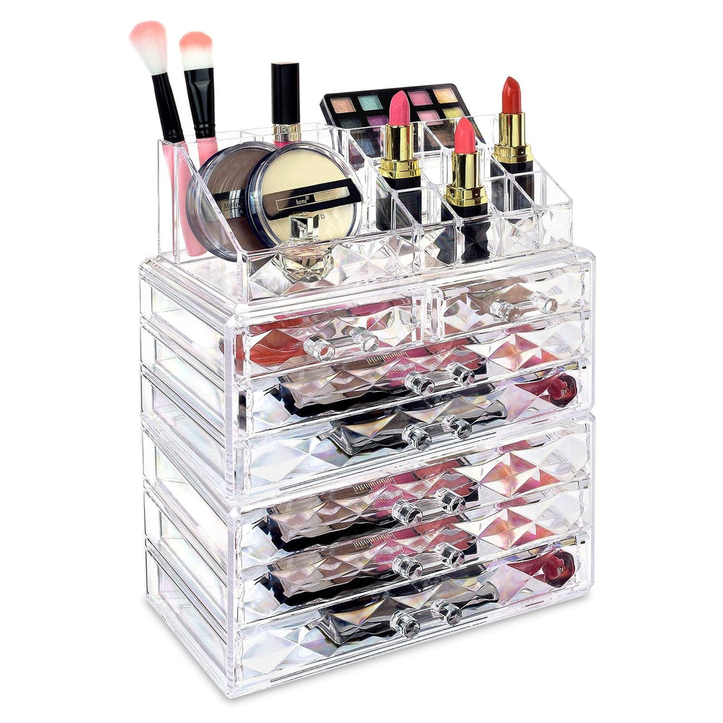 #COMS82460 Diamond Pattern Jewelry & Cosmetic Display Boxes