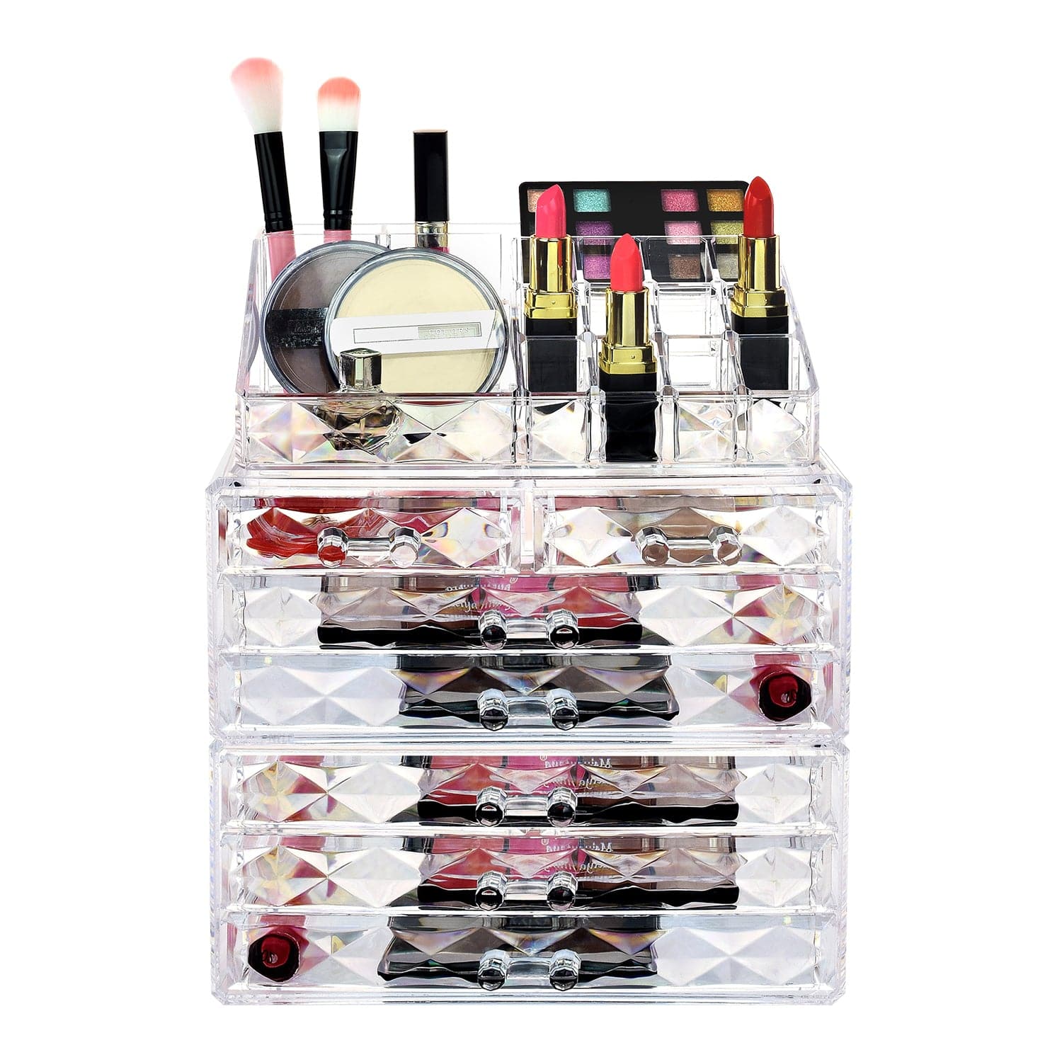 #COMS82460 Diamond Pattern Jewelry & Cosmetic Display Boxes