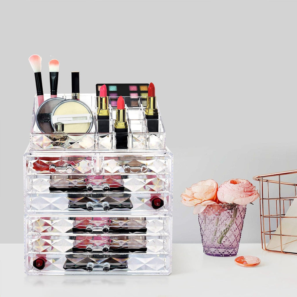 #COMS82460 Diamond Pattern Jewelry & Cosmetic Display Boxes