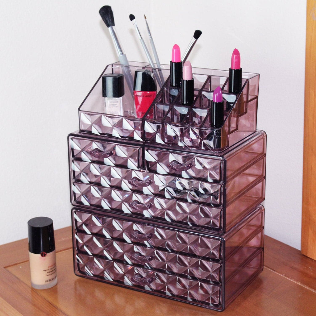 #COMS82460 Diamond Pattern Jewelry & Cosmetic Display Boxes