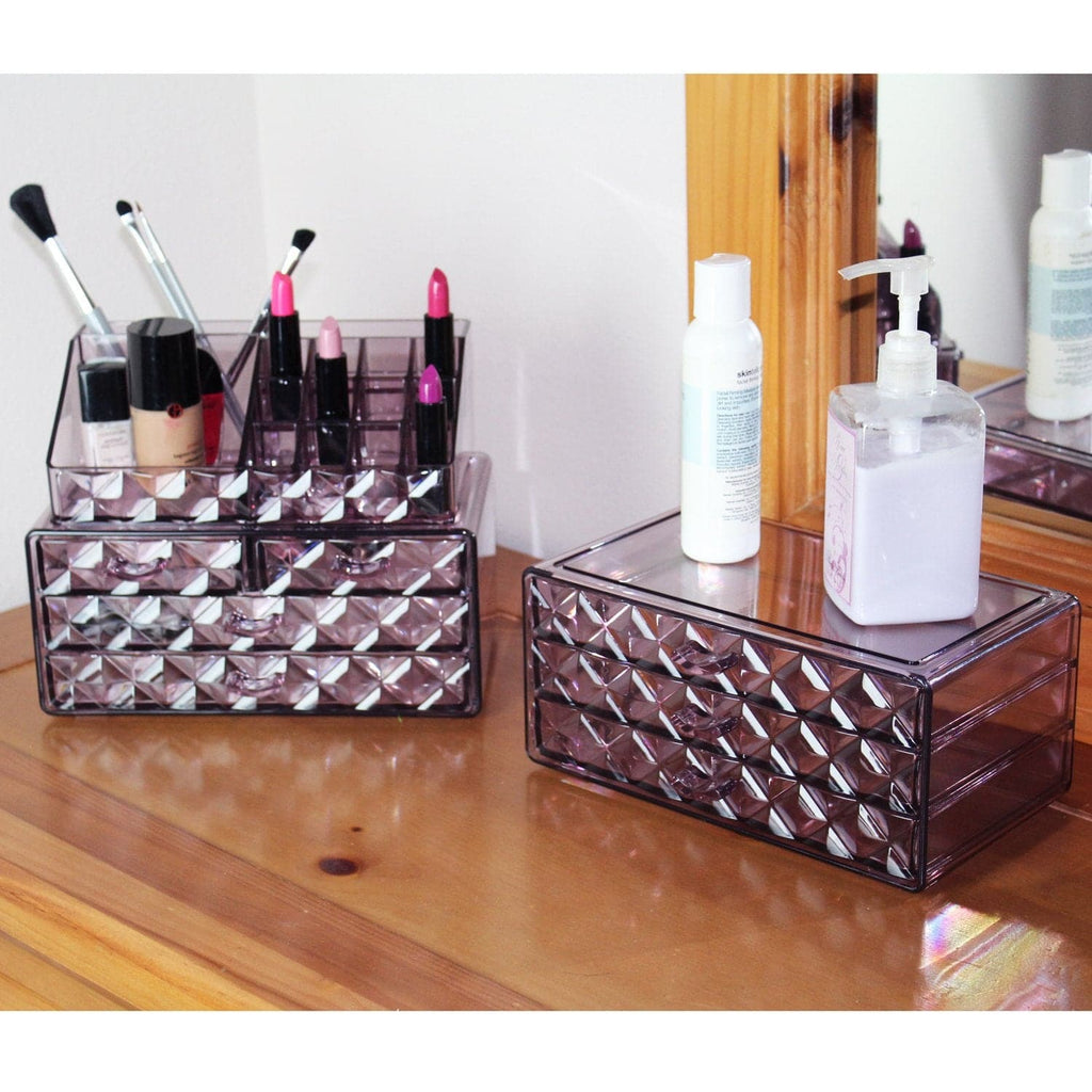 #COMS82460 Diamond Pattern Jewelry & Cosmetic Display Boxes