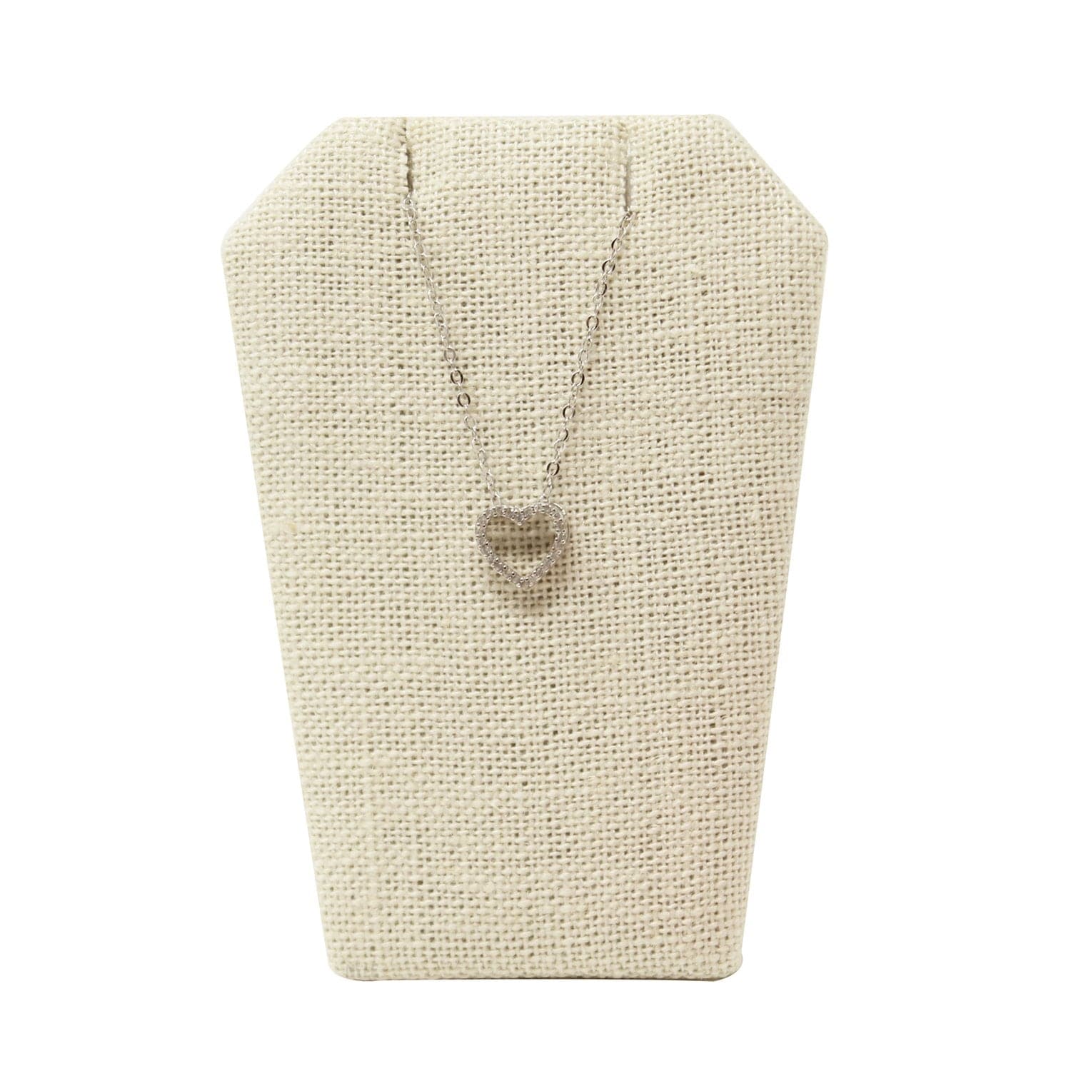 #ED-2143N-LE Burlap Linen Earring Display Stand