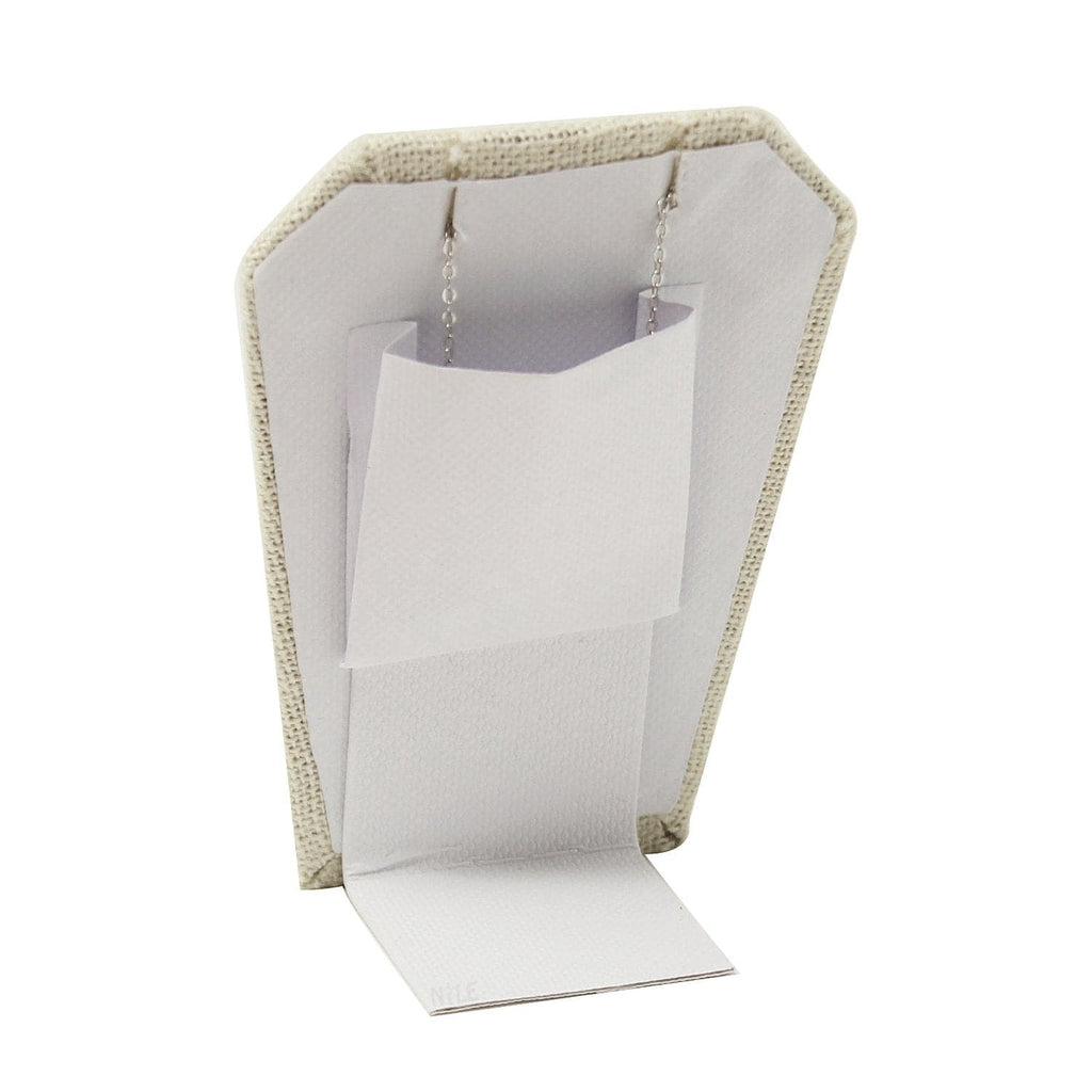 #ED-2143N-LE Burlap Linen Earring Display Stand