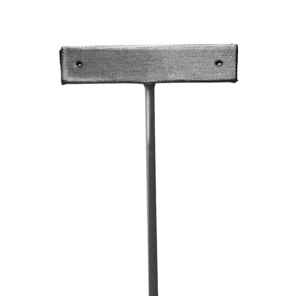 #ED-2401R-SG  Steel Grey Tall "T" Earring Stand in 6 3/4"H