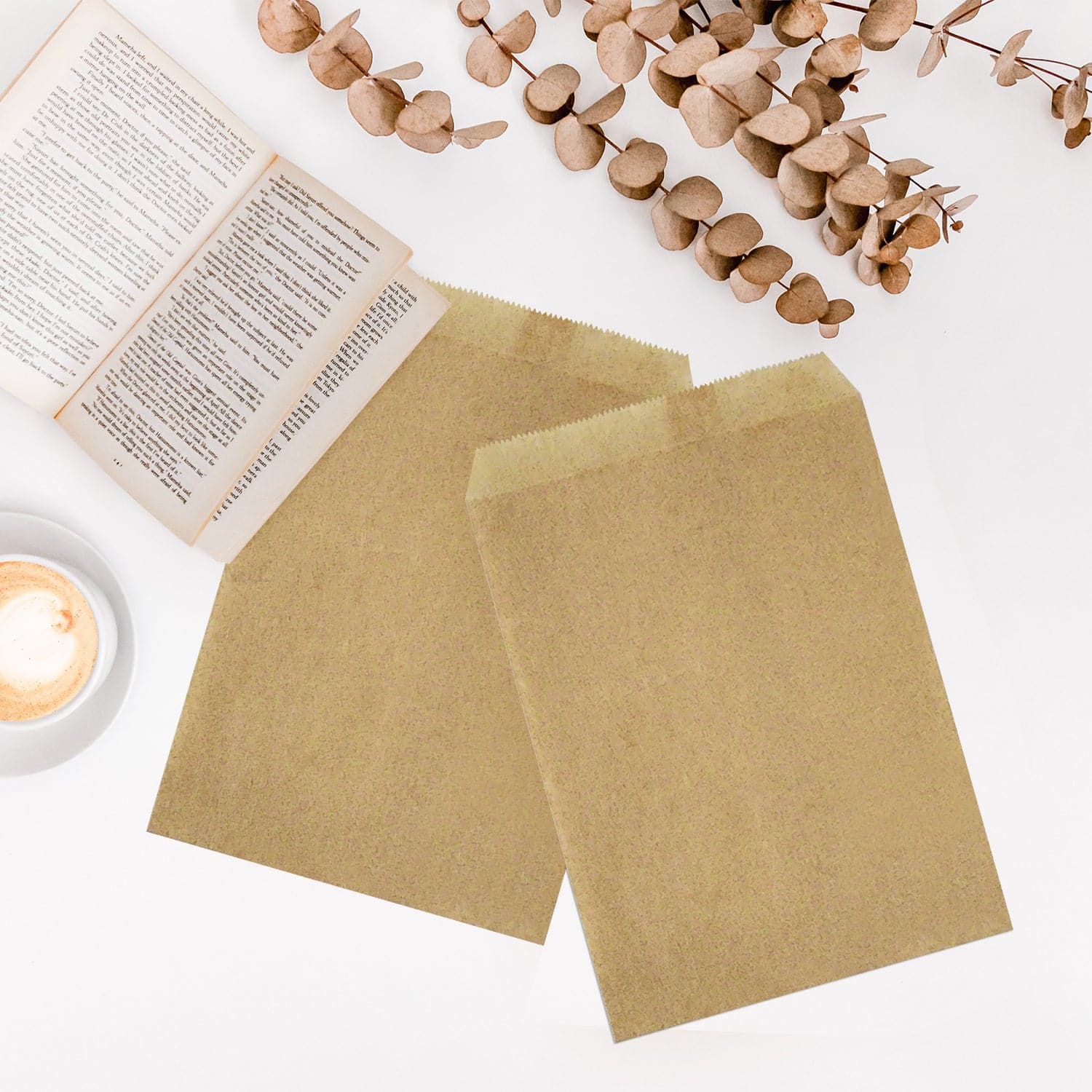 #EN006-KT Plain Kraft Gift Bags