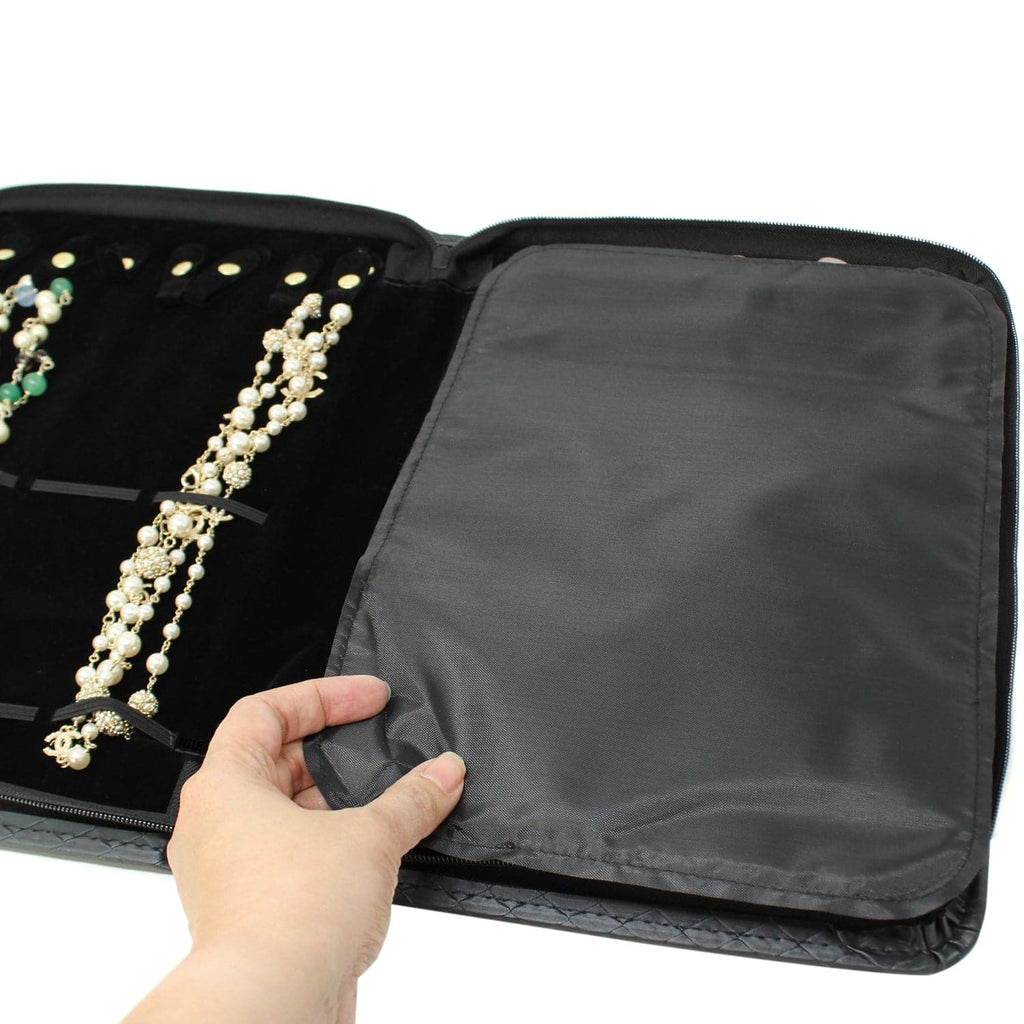 #FD-7737-Q20 COMBINATION folder - quilted bk leather