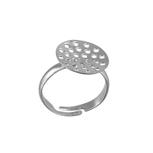 #FMB-3117RS Silver Bling Ring, 15mm