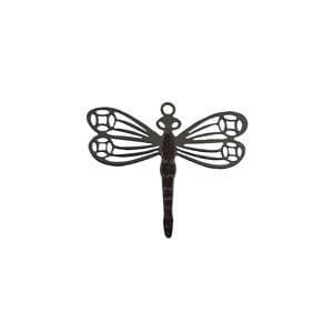 #FMB-3870C Brass Dragon Fly Shaped Charm, 28mm x 20mm