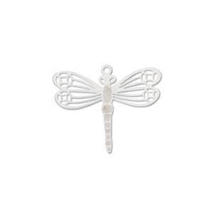 #FMB-3870C Brass Dragon Fly Shaped Charm, 28mm x 20mm