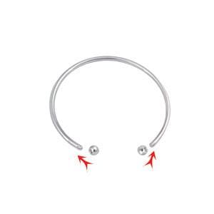 #FMC-F066S Brass Bangle, 3mm