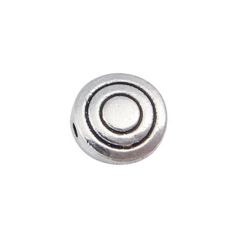 #FPB-101S Pewter Coin Beads, 10mm