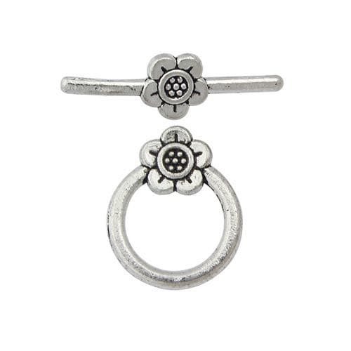 #FPC-523S Pewter Toggle Clasp, 26mm x 26mm