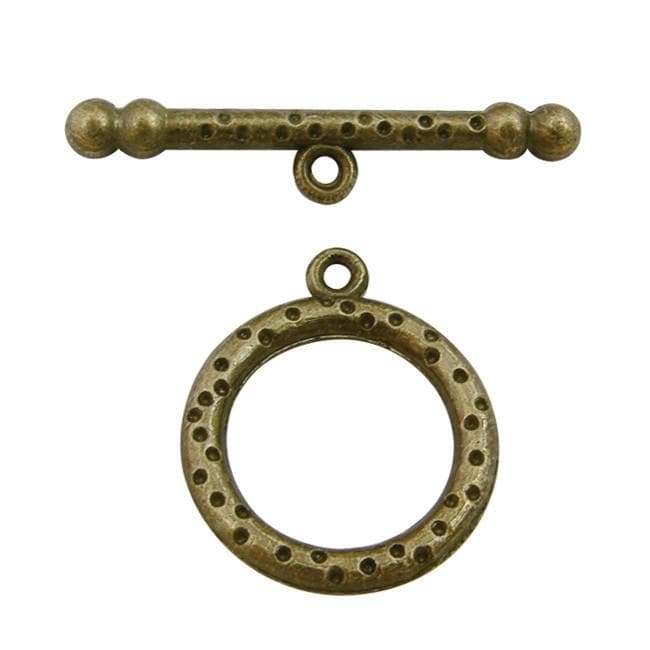 #FPC-525S Pewter Toggle Clasp, 35mm x 32mm