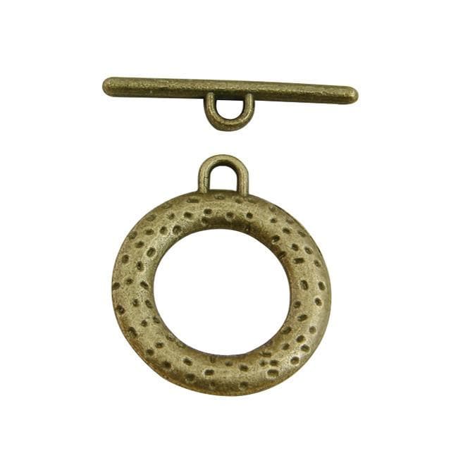 #FPC-526S Pewter Toggle Clasp, 20mm x 25mm